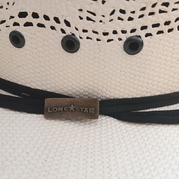 Men's large Bangora summer cowboy hat - Picture 2 of 4